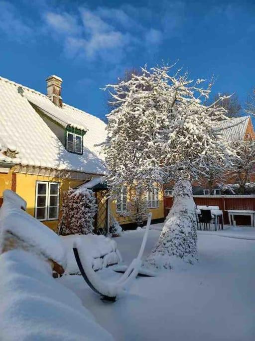 Idyllisk, Historisk Byhus Ved Fjorden I Mariager Luaran gambar